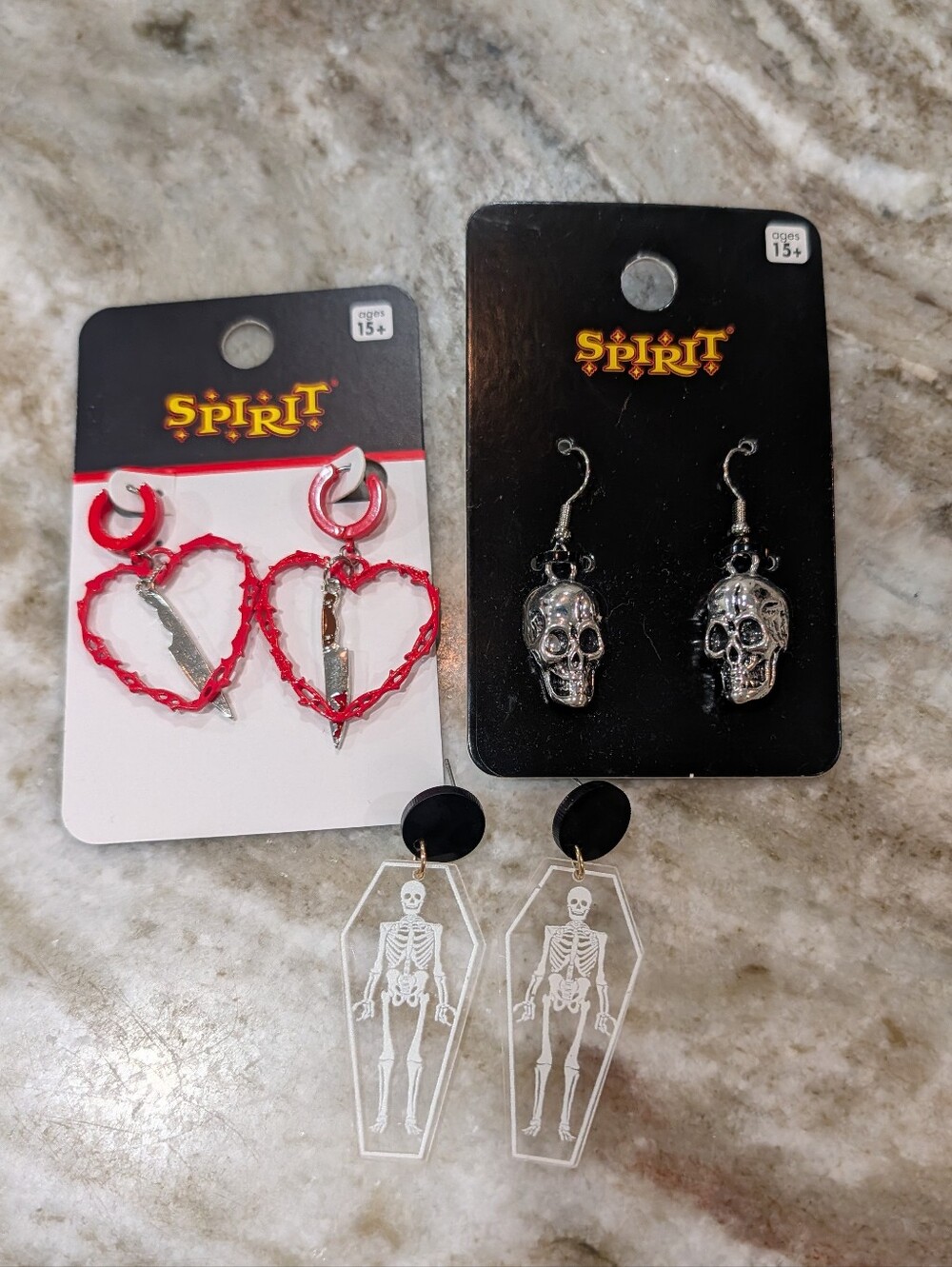 Skull Halloween Trio Earrings